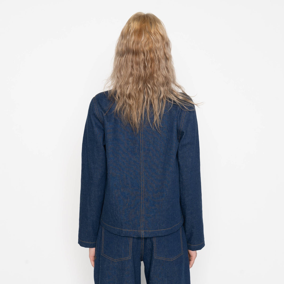 Gracie Jacket - 2x1 Dungaree Nep Denim by Naked & Famous Denim