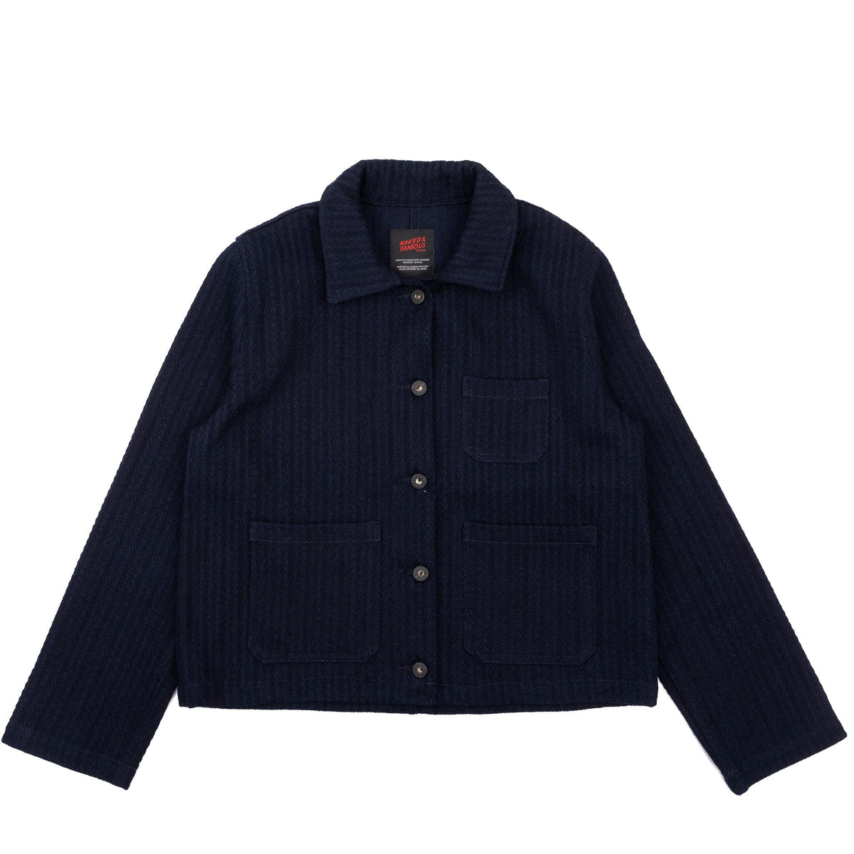 Gracie Jacket - Indigo Sugiaya by Naked & Famous Denim