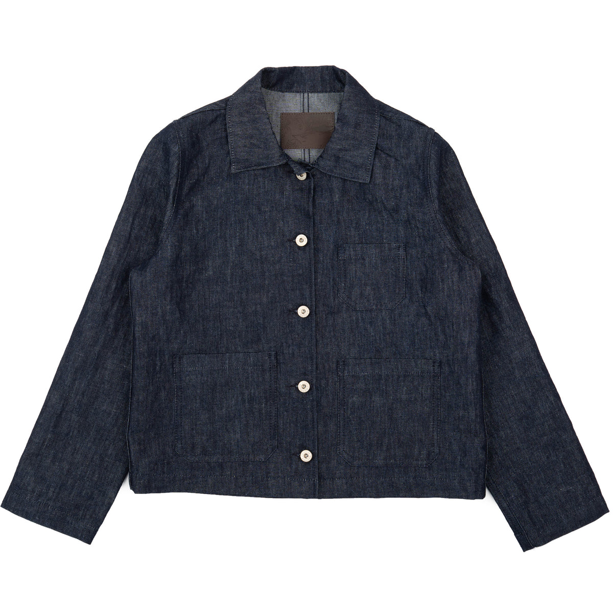 Gracie Jacket - Linen Blend Denim by Naked & Famous Denim