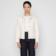Gracie Jacket - Hard Twist Organic Herringbone by Naked & Famous Denim