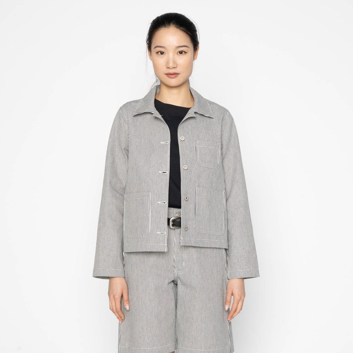 Gracie Jacket - Organic Hickory by Naked & Famous Denim