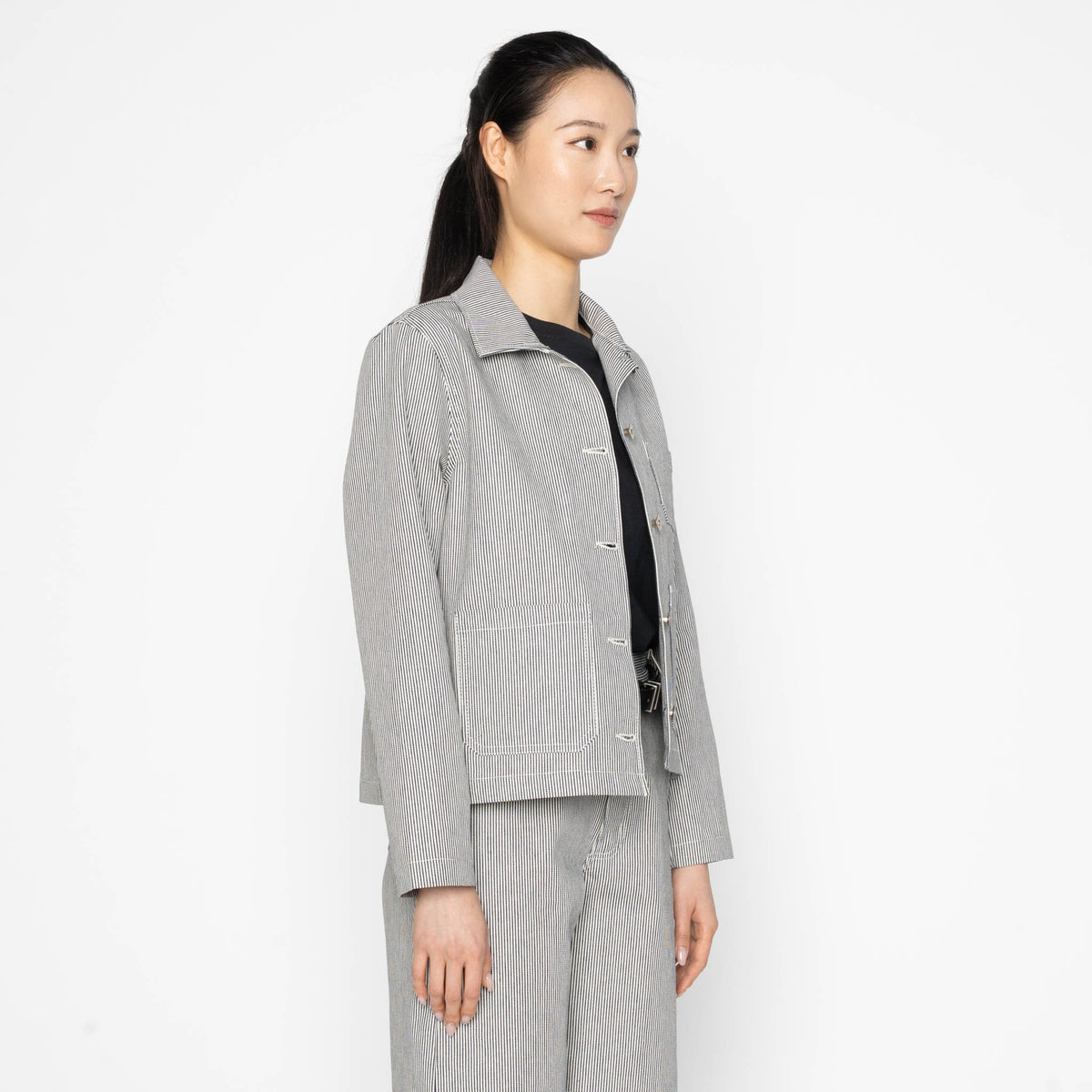 Gracie Jacket - Organic Hickory by Naked & Famous Denim