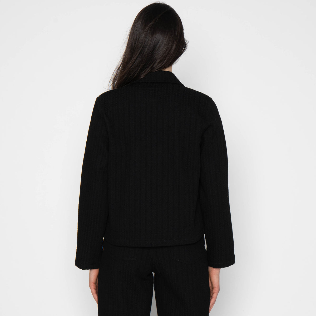 Gracie Jacket - Black Sugiaya by Naked & Famous Denim