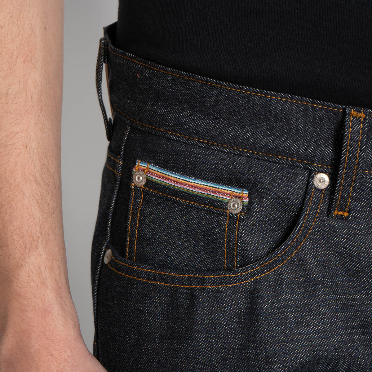 Strong Guy - Dia De Los Muertos Selvedge - Bat by Naked & Famous Denim