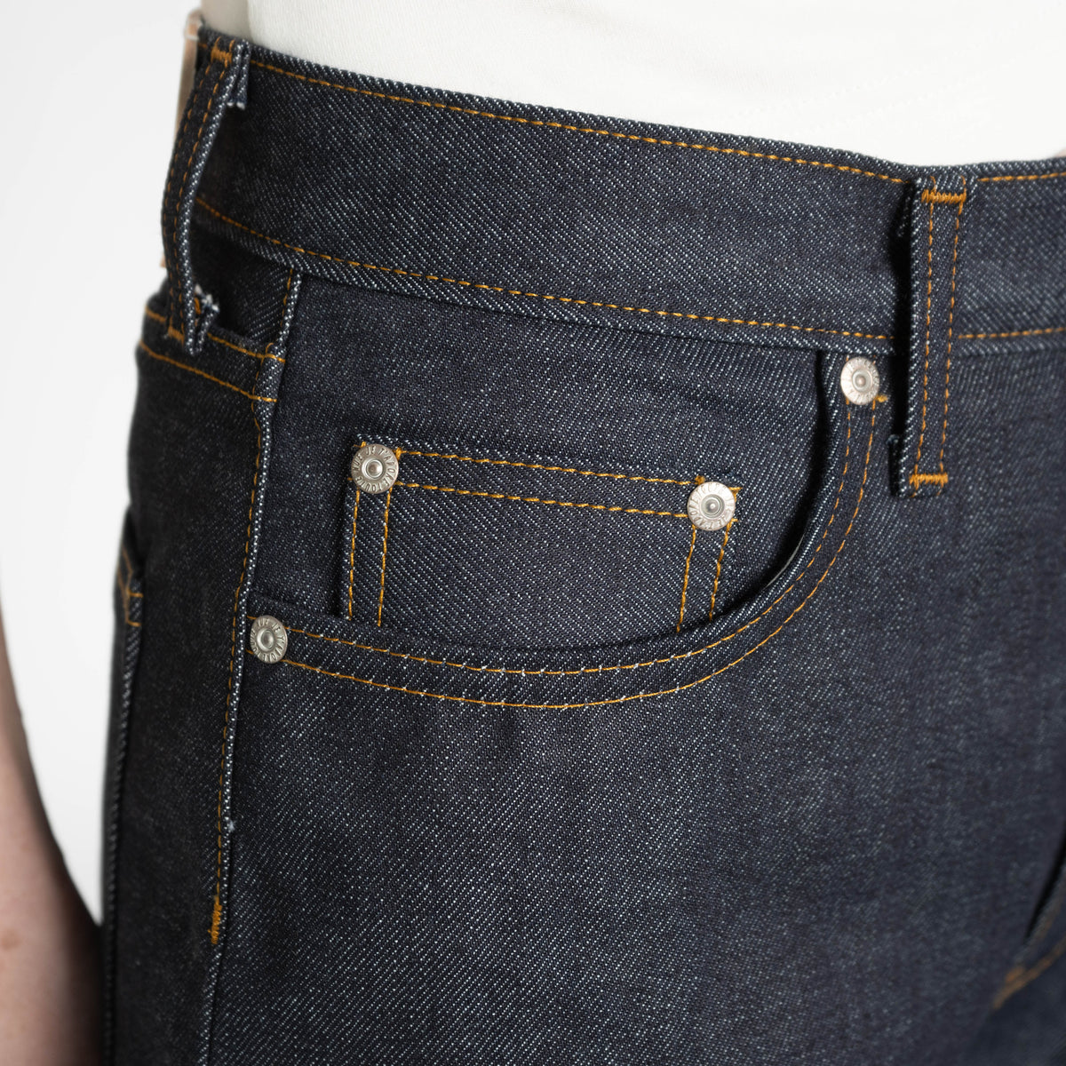 Strong Girl - Dia De Los Muertos Selvedge - Bat by Naked & Famous Denim