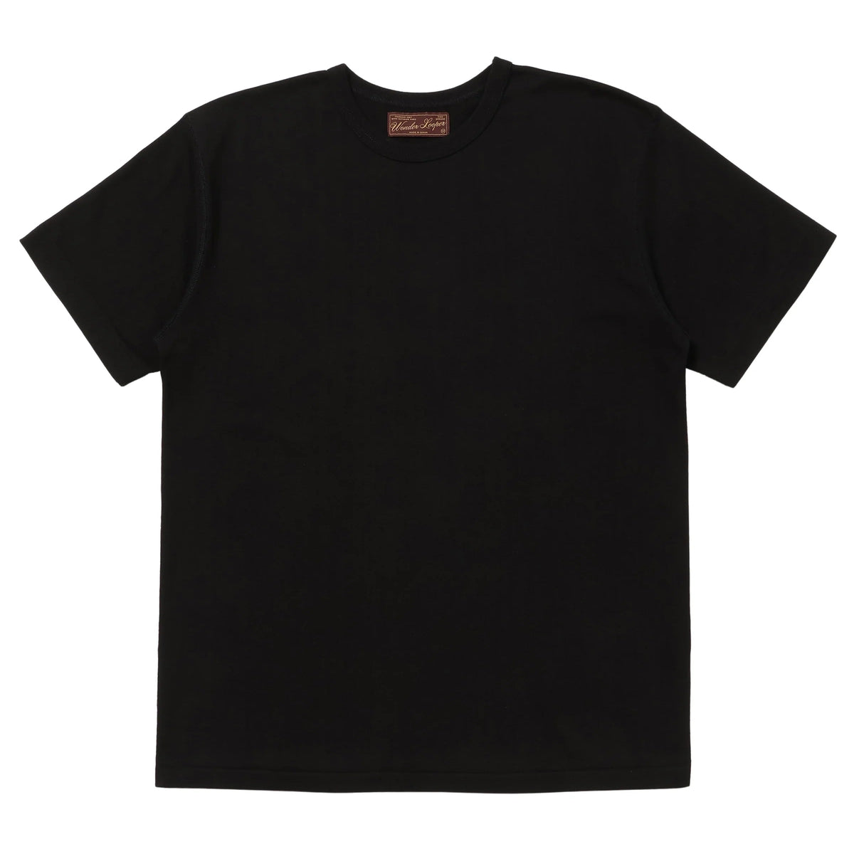Crewneck T-shirt - Ultimate Pima Tsuriami - Black by Wonder Looper
