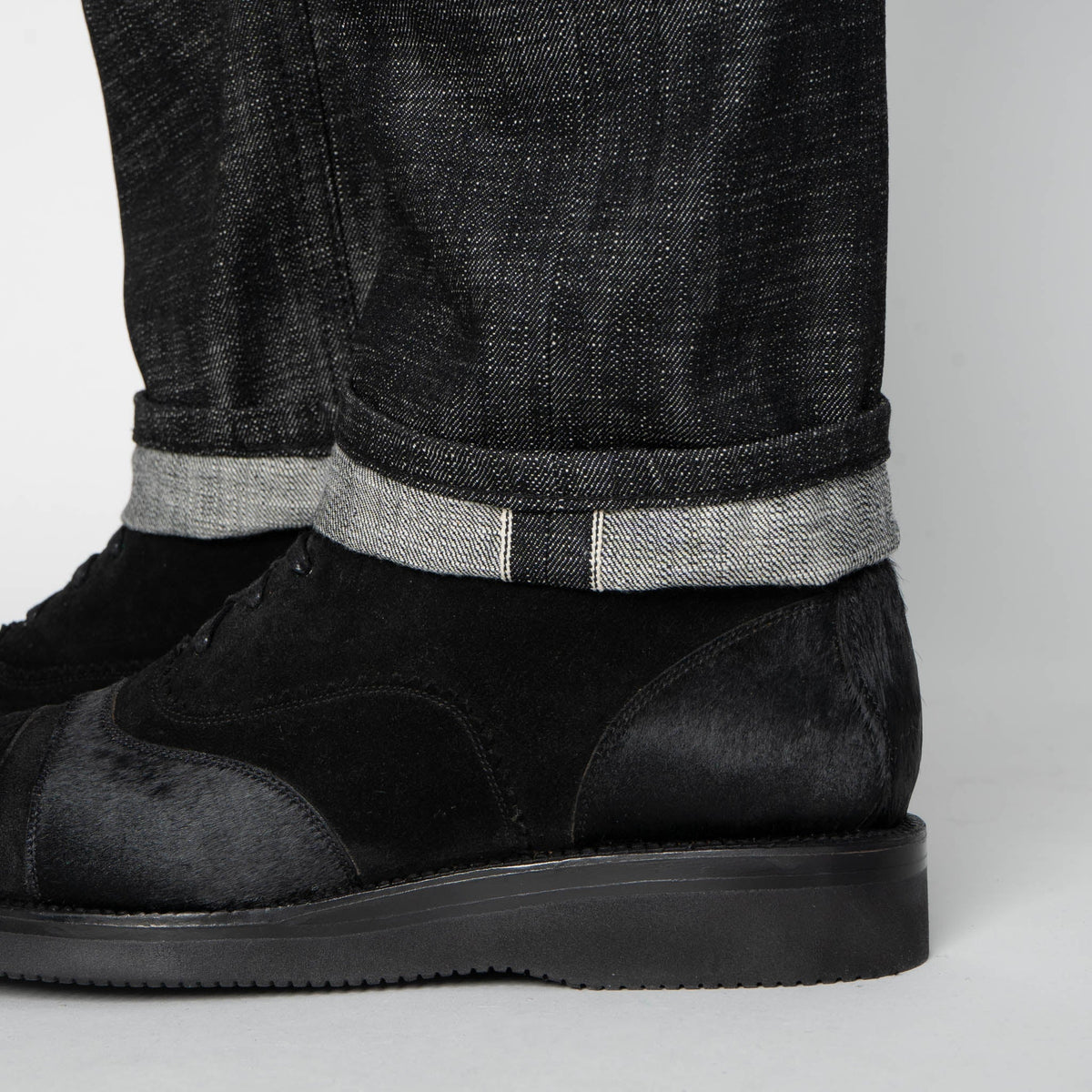Weird Guy - 1954 Godzilla Selvedge - Black by Naked & Famous Denim