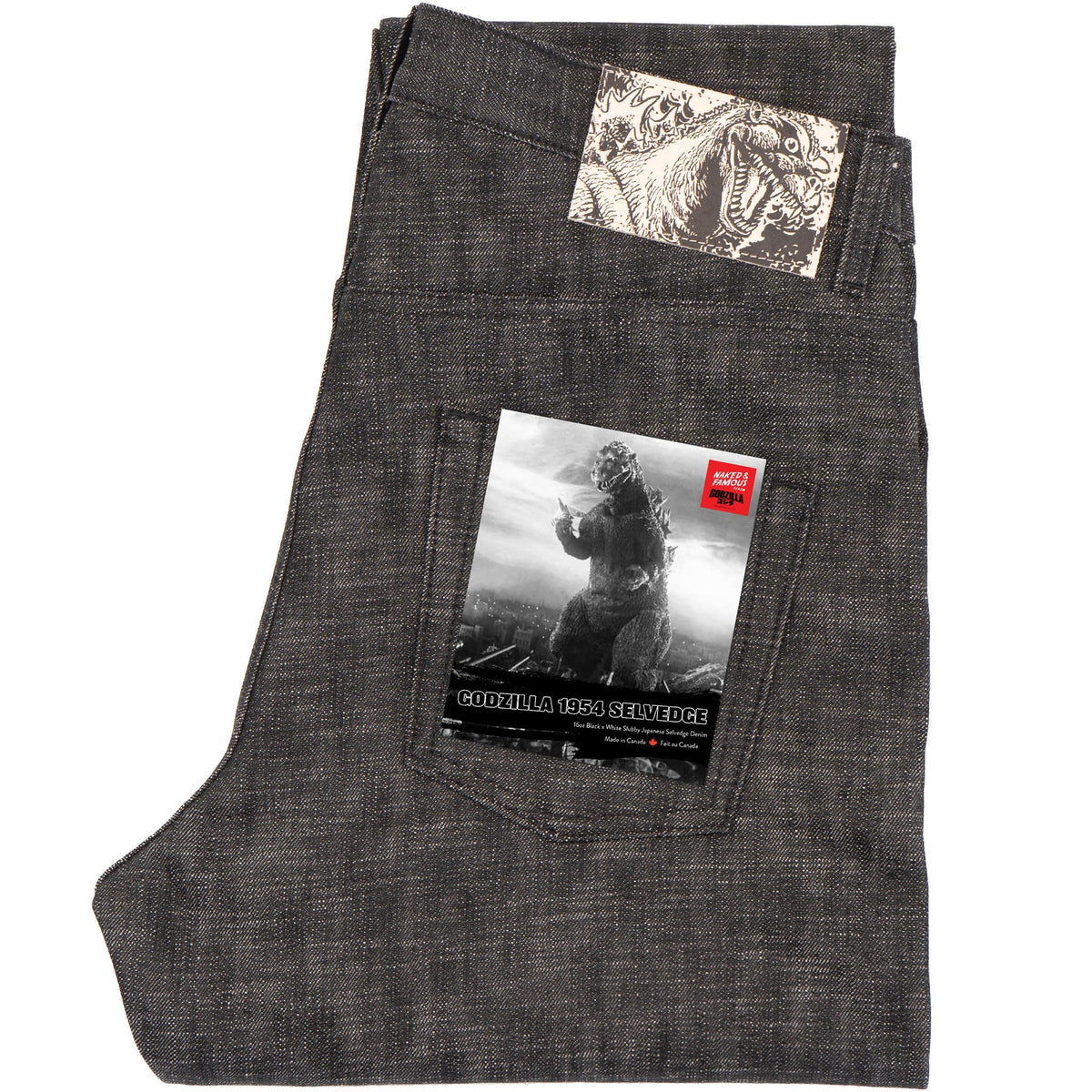 True Guy - 1954 Godzilla Selvedge - Black by Naked & Famous Denim