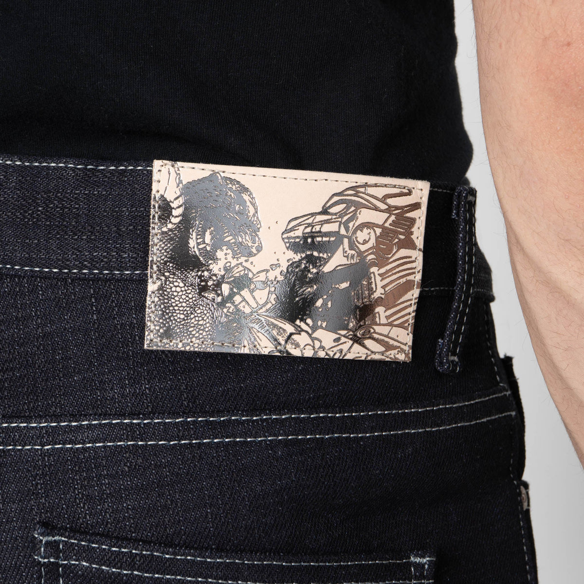Super Guy - Mechagodzilla Selvedge - Indigo by Naked & Famous Denim