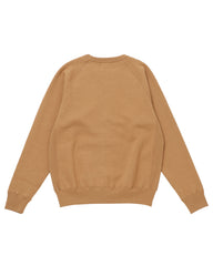 Pullover Crewneck - Foxfibre® Double Heavyweight French Terry - Coyote 80 by Wonder Looper