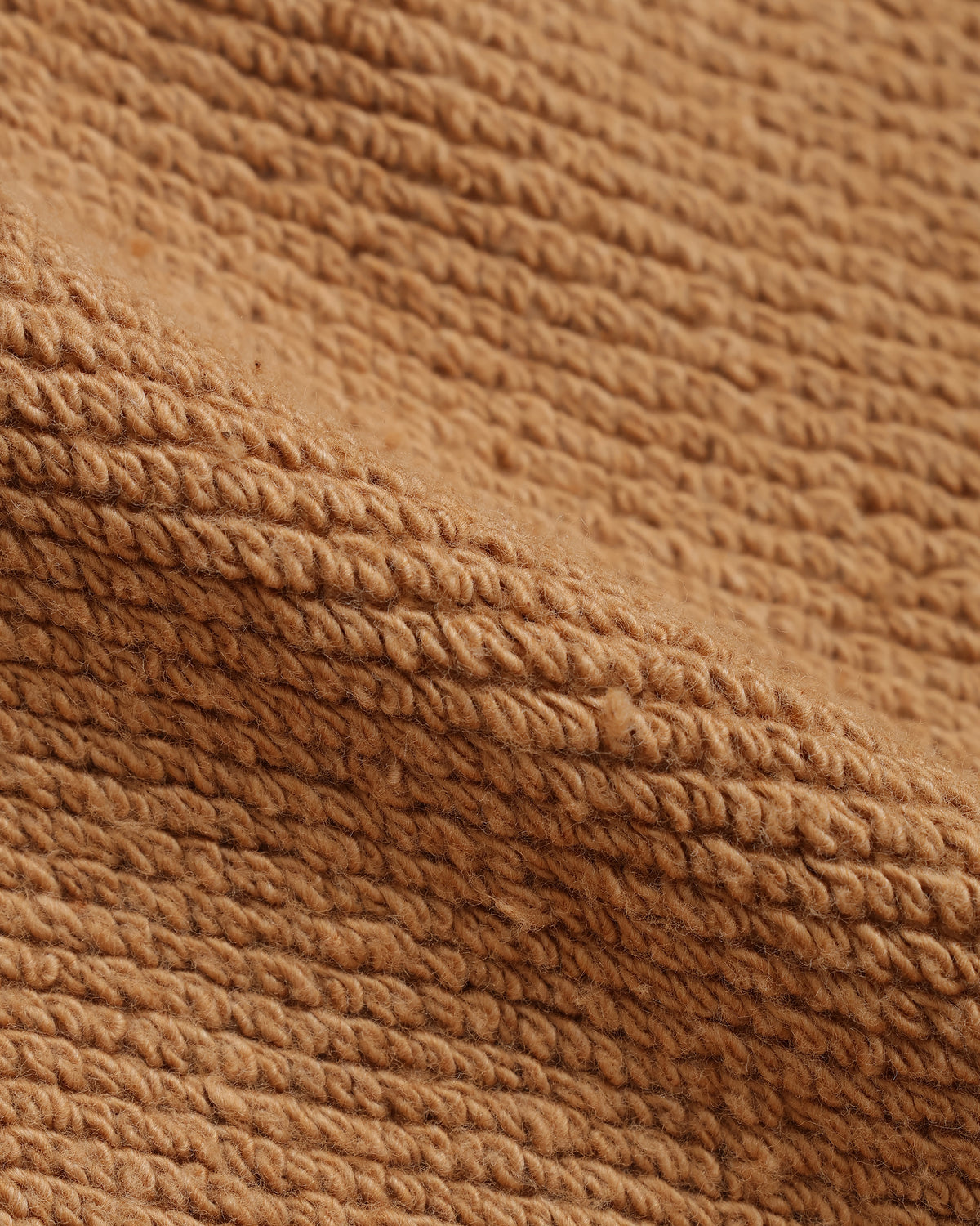 Pullover Crewneck - Foxfibre® Double Heavyweight French Terry - Coyote 80 by Wonder Looper