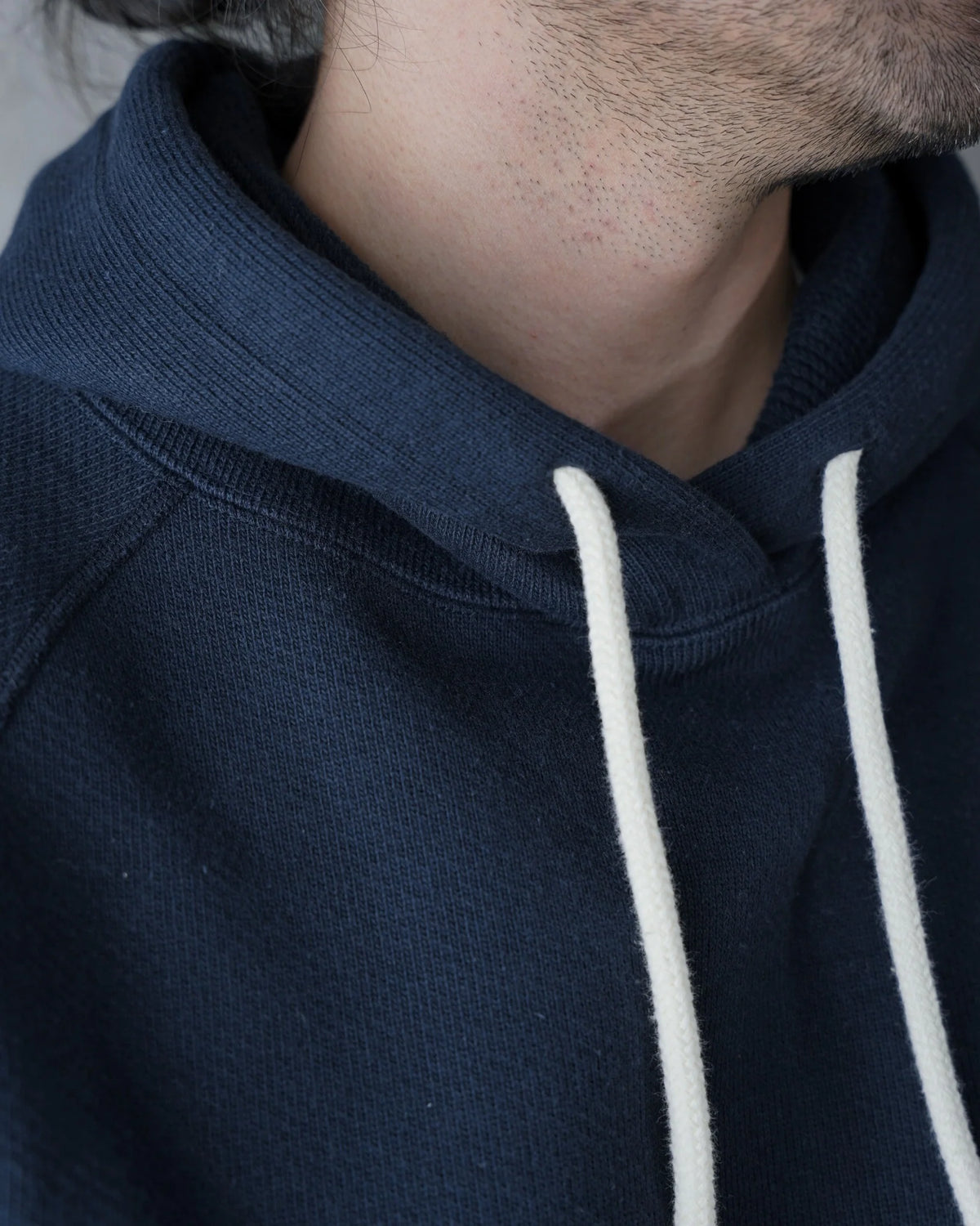 Pullover Hoodie - Double Heavyweight - Navy by Wonder Looper