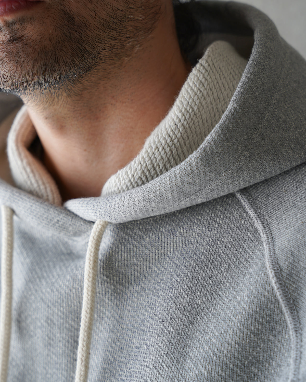 Pullover Hoodie - Double Heavyweight French Terry - Heather Grey by Wonder Looper