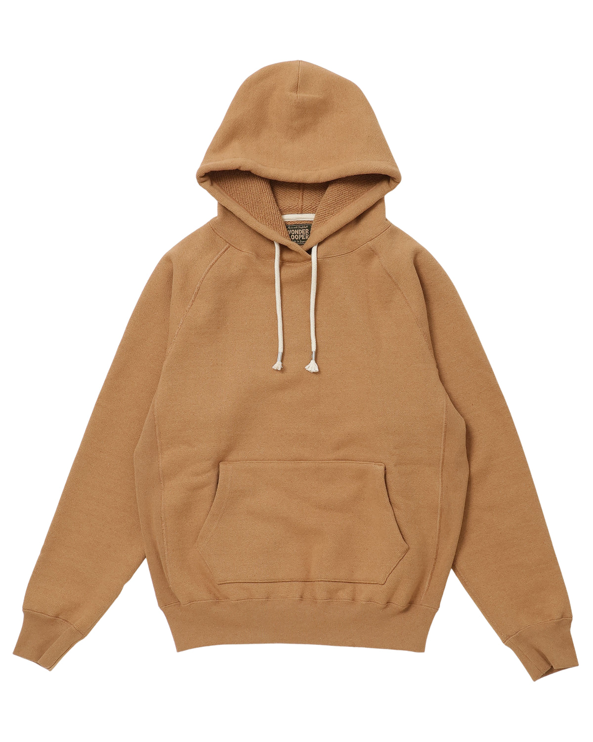 Pullover Hoodie - Foxfibre® Double Heavyweight French Terry - Coyote 80 by Wonder Looper