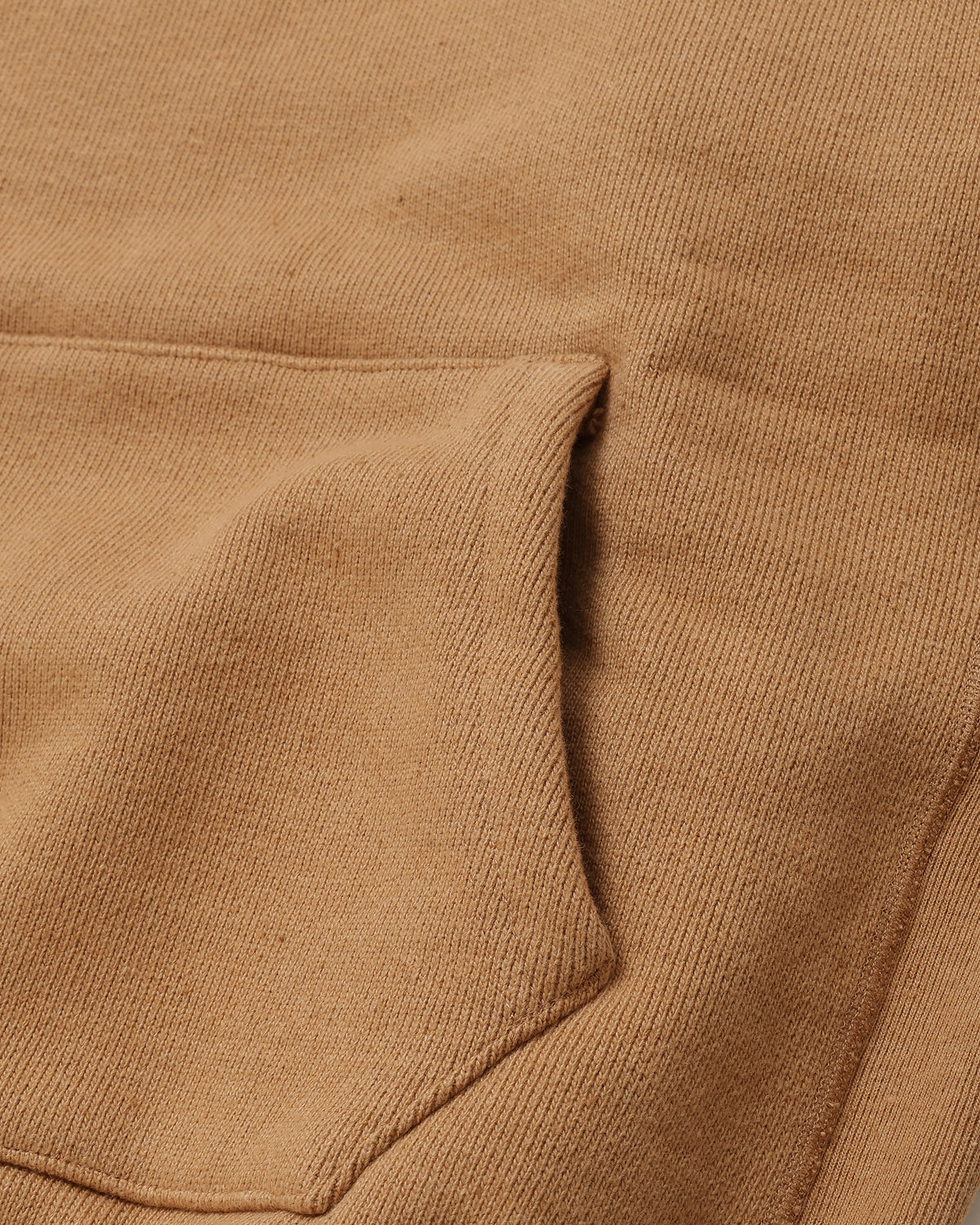 Pullover Hoodie - Foxfibre® Double Heavyweight French Terry - Coyote 80 by Wonder Looper