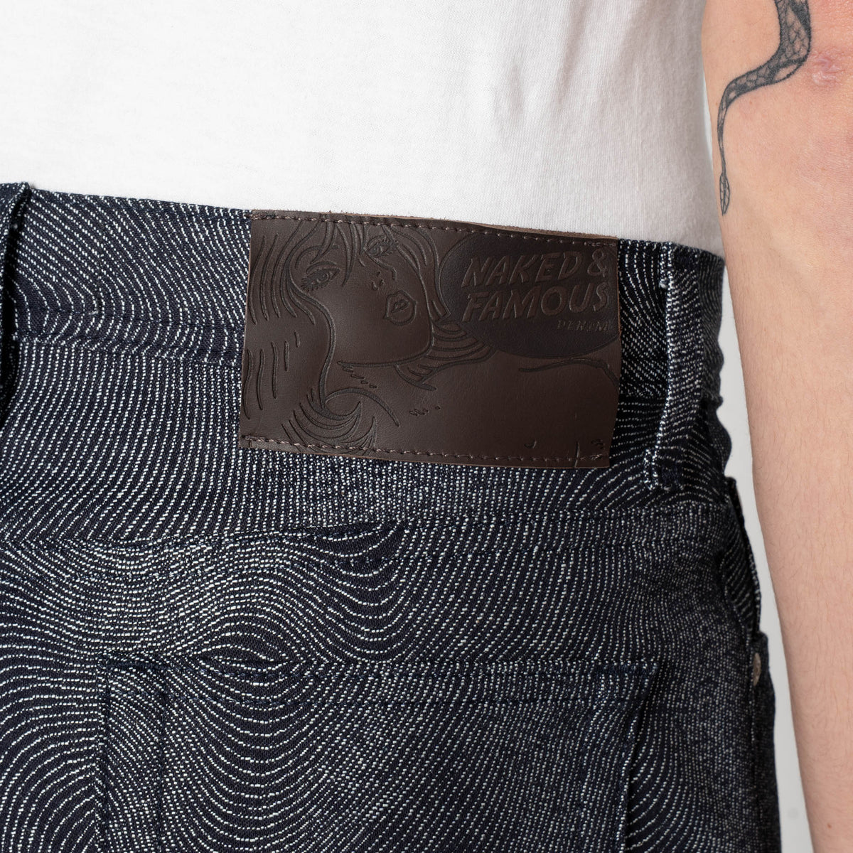 Weird Guy - Fingerprint Denim - Indigo by Naked & Famous Denim