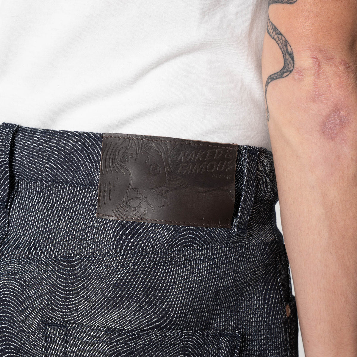 Easy Guy - Fingerprint Denim - Indigo by Naked & Famous Denim