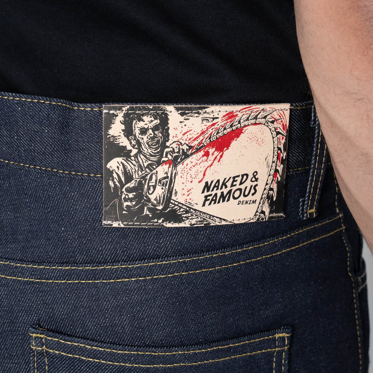Super Guy - Texas Chainsaw Massacre "Leatherface" Selvedge - Indigo by Naked & Famous Denim