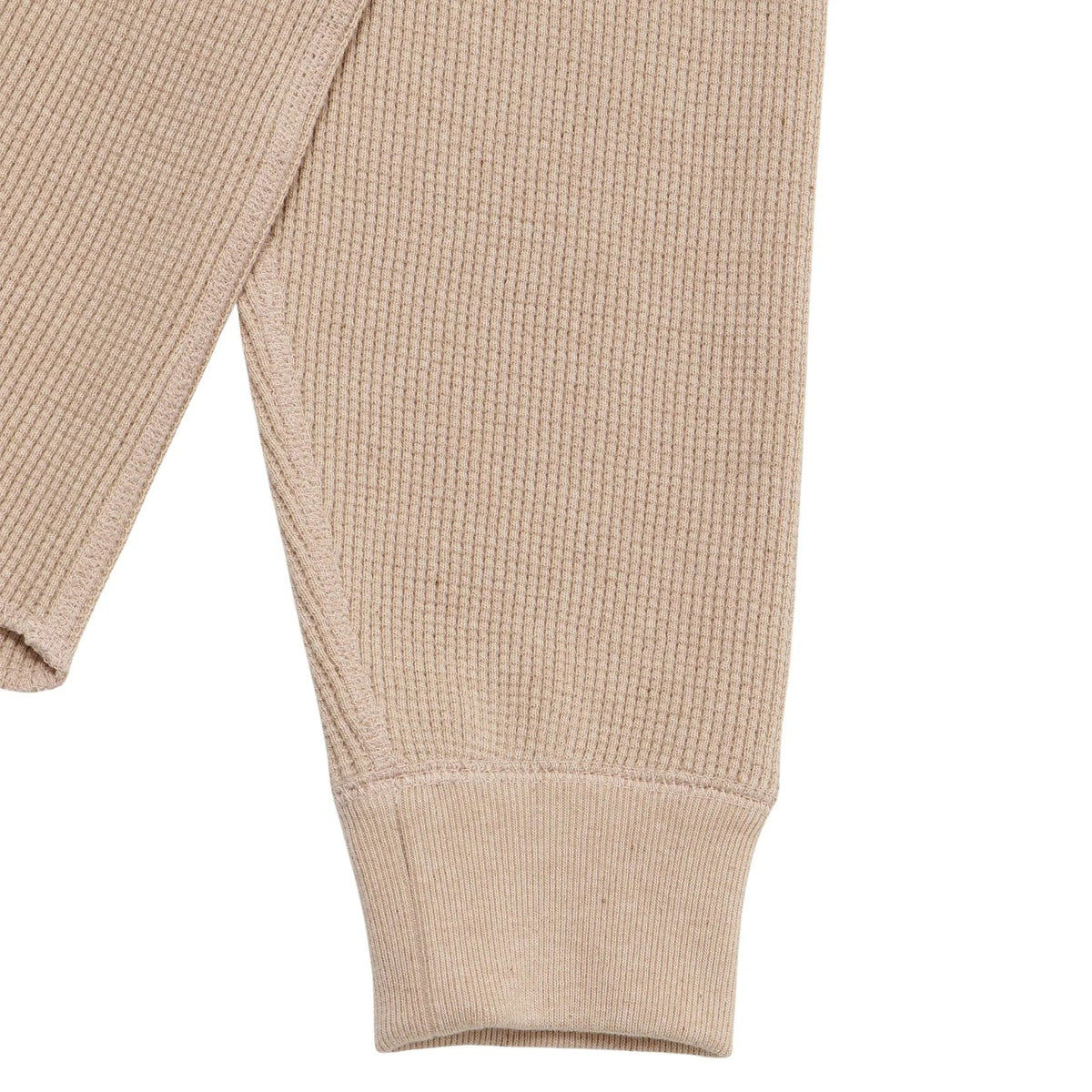 Henley - FoxFibre® Heavyweight Waffle -Coyote 15 by Wonder Looper