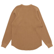 Henley - Foxfibre® Heavyweight Waffle -Coyote 70 by Wonder Looper