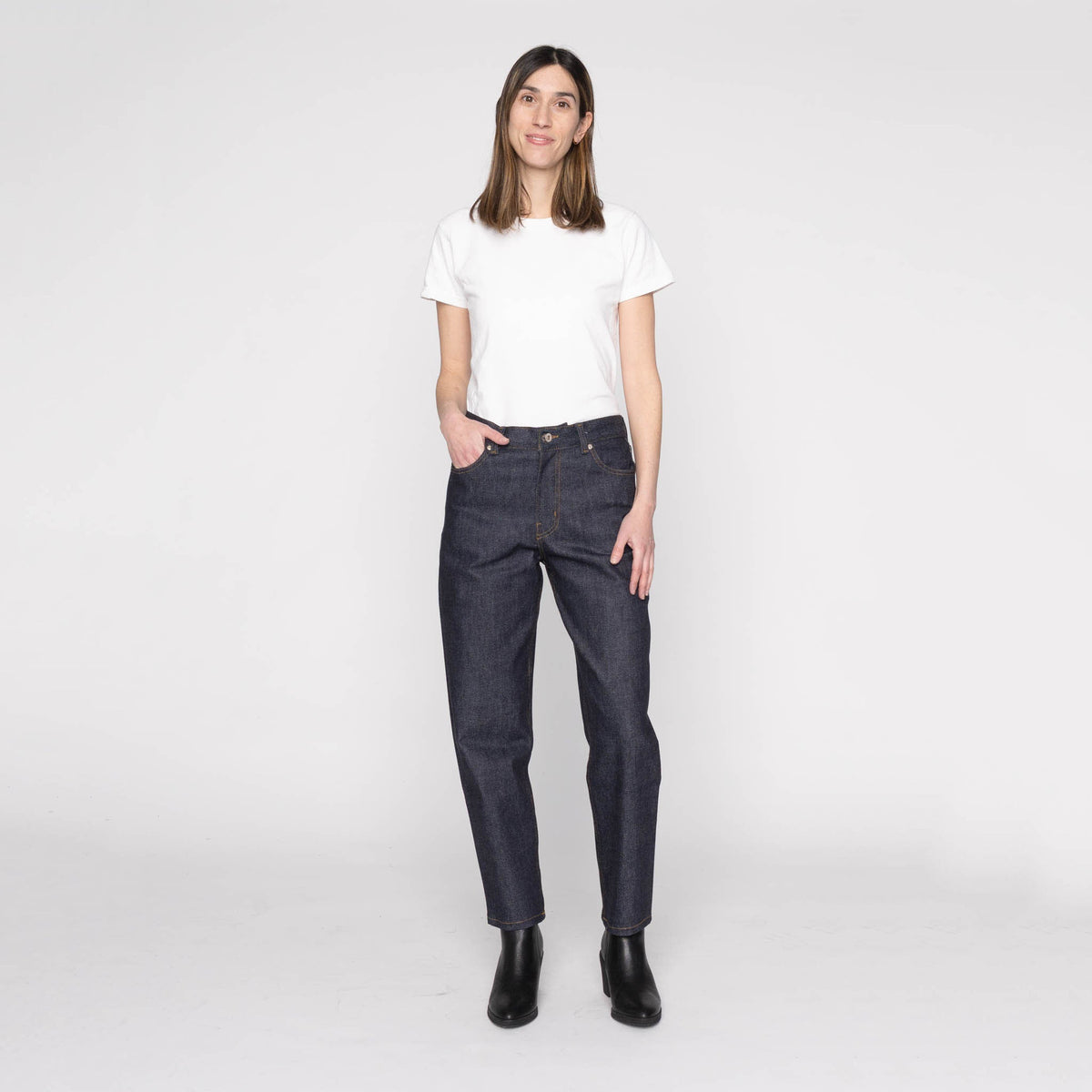 Bestie - 10oz Rinsed Denim by Naked & Famous Denim