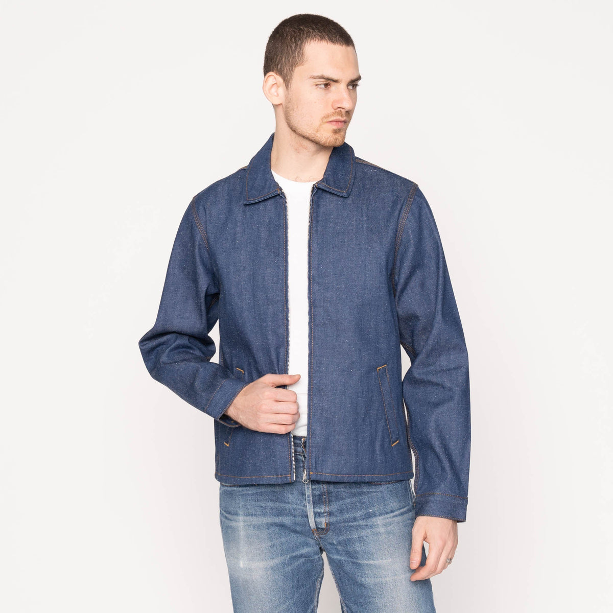 Zip Jacket - Workforce Selvedge by Naked & Famous Denim