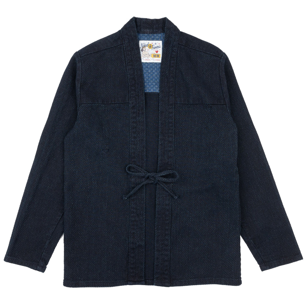 Kimono Shirt - Indigo Sashiko by Naked & Famous Denim