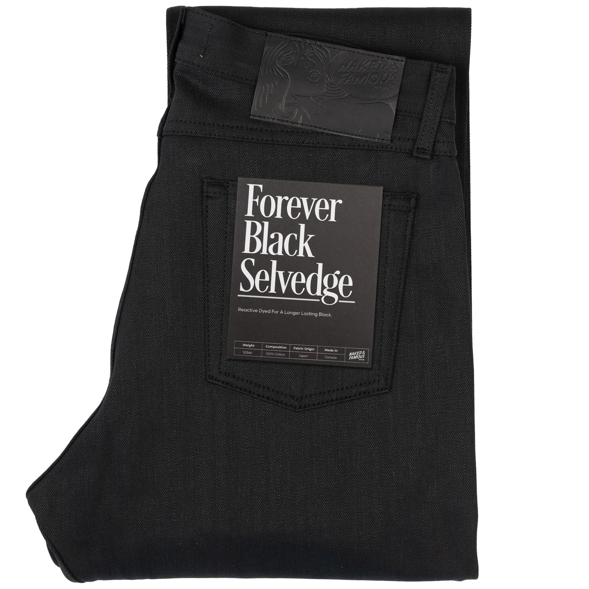 True Guy - Forever Black Selvedge by Naked & Famous Denim