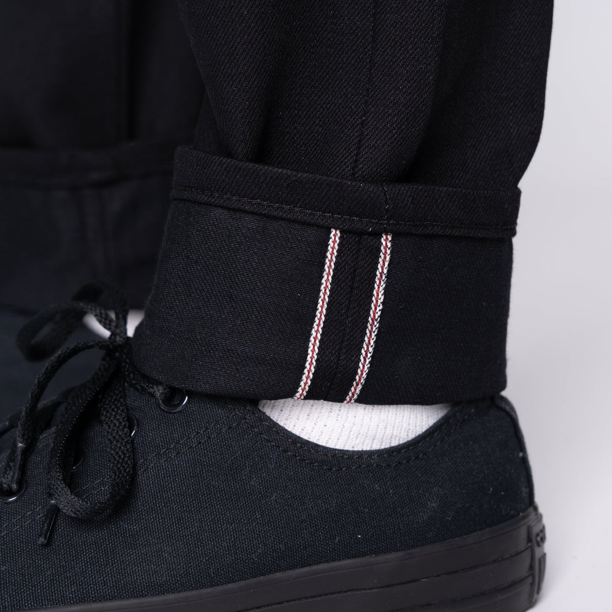 Easy Guy - Solid Black Selvedge - 36" Long Inseam by Naked & Famous Denim