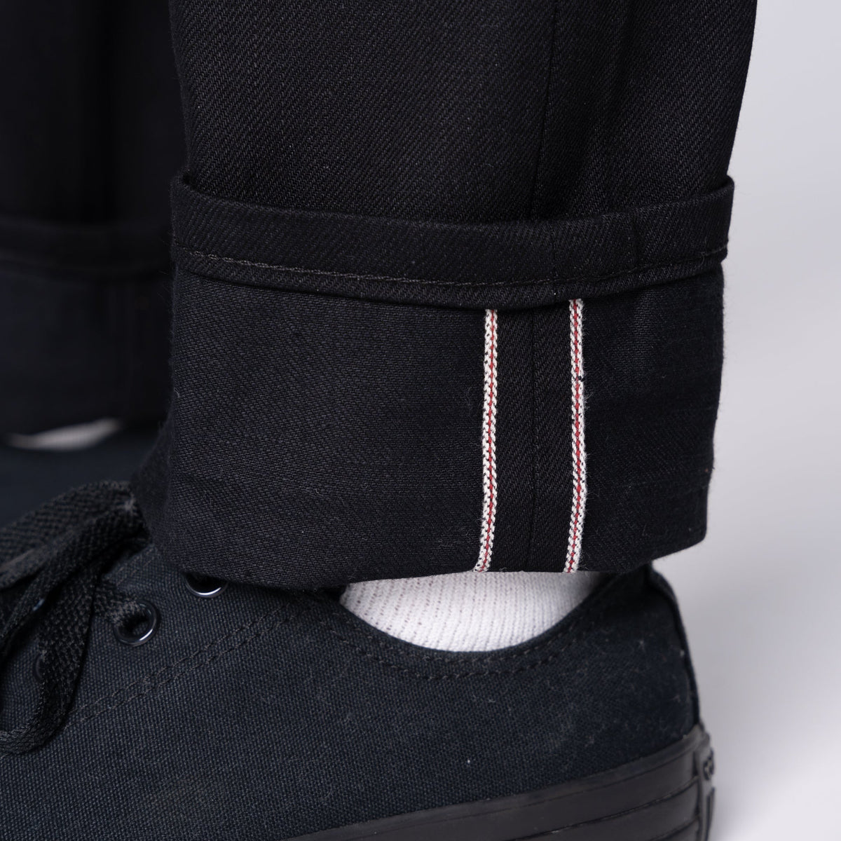 Weird Guy - Solid Black Selvedge - 36" Long Inseam by Naked & Famous Denim