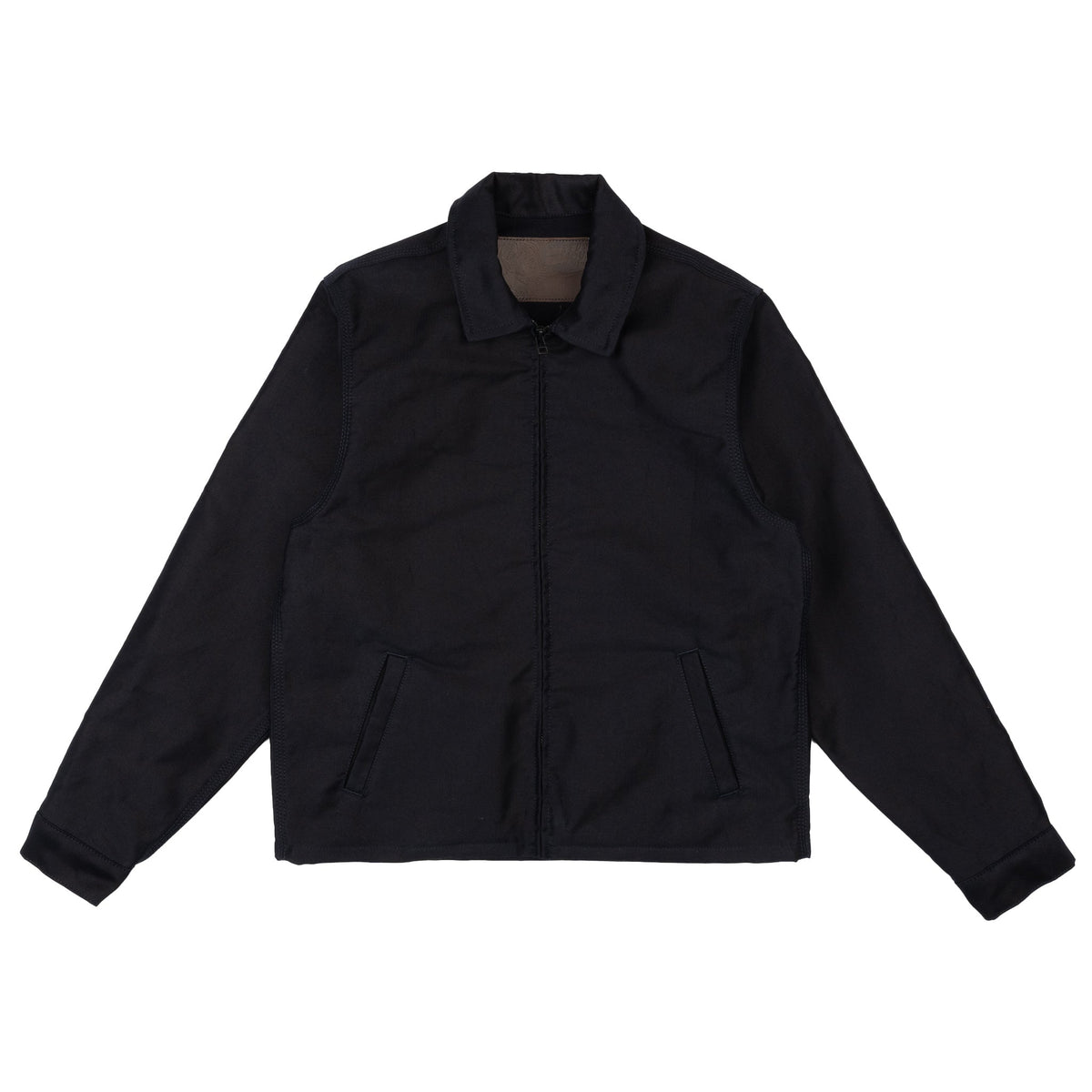 Zip Jacket - Brushed Jungle Cloth - Navy by Naked & Famous Denim