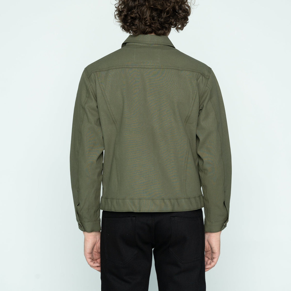 Denim Jacket - Army Green Duck Selvedge by Naked & Famous Denim