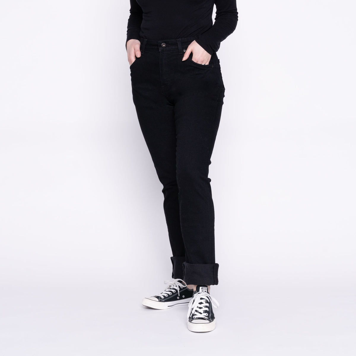 Arrow - All Black Comfort Stretch by Naked & Famous Denim