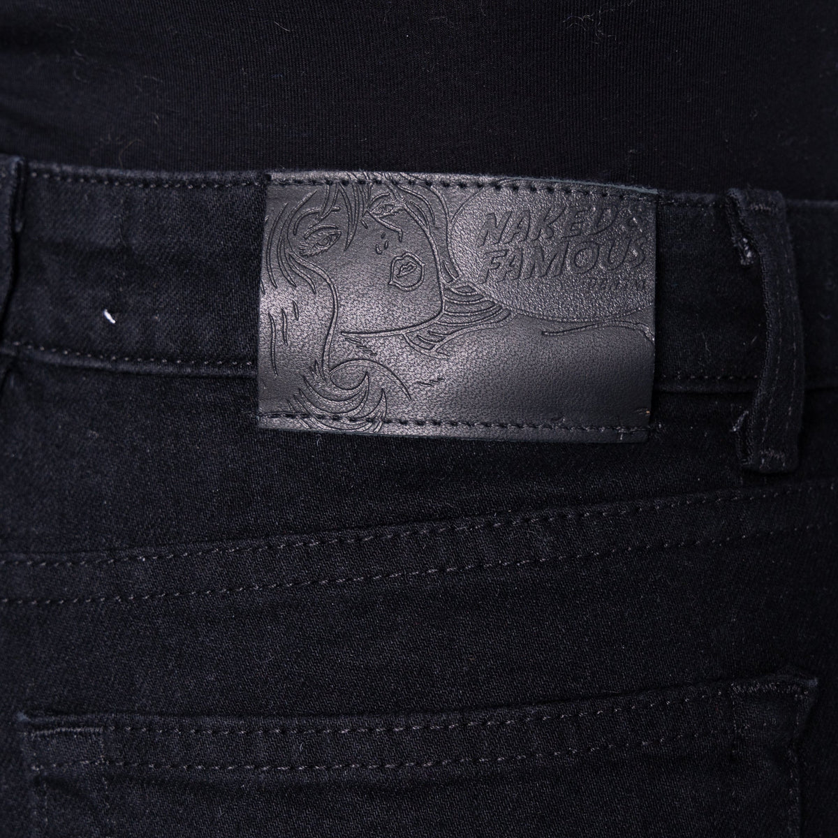 Arrow - All Black Comfort Stretch by Naked & Famous Denim