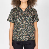 Camp Collar Shirt - Fruit Print - Navy by Naked & Famous Denim