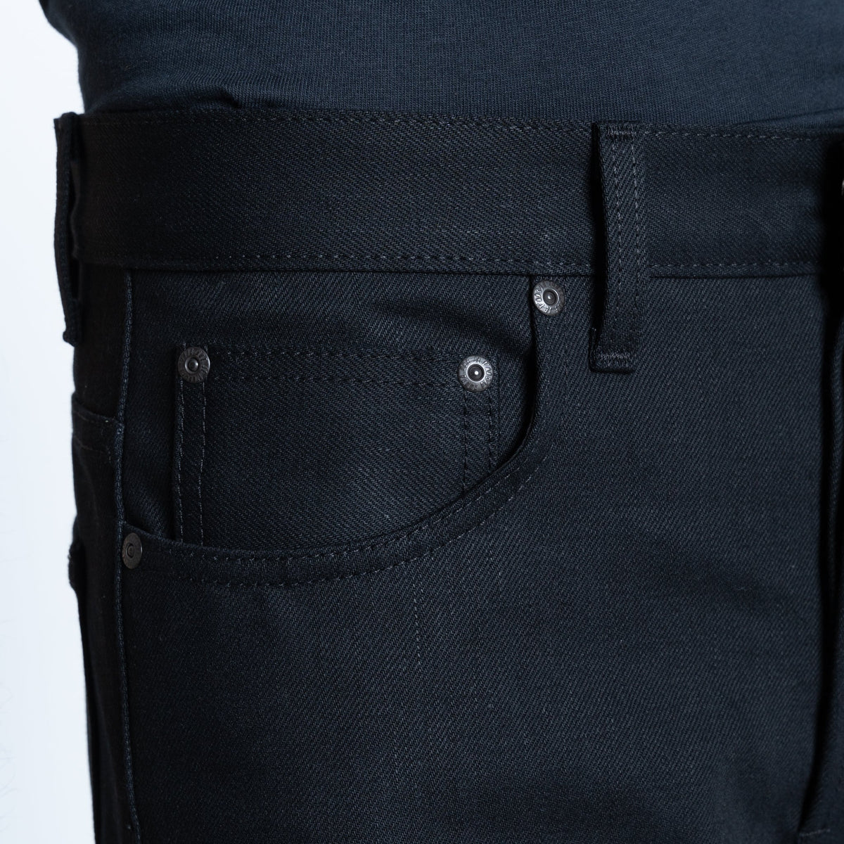 Groovy Guy - Solid Black Selvedge by Naked & Famous Denim