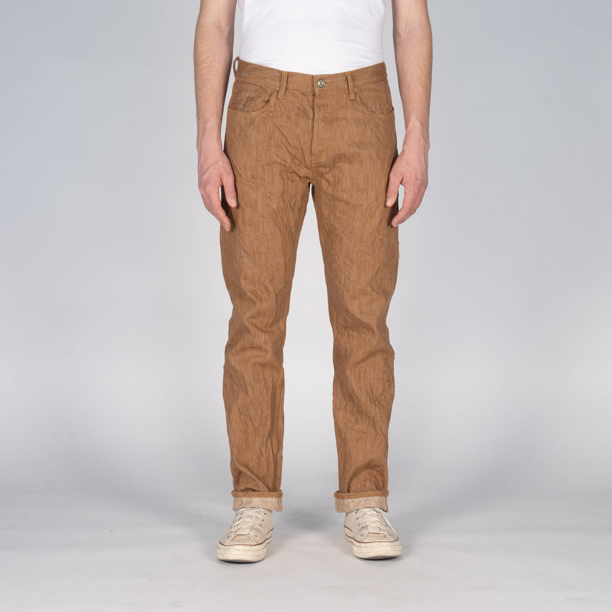 Weird Guy - MIJ11 - Tokushima Hand Dyed Kakishibu Selvedge by Naked & Famous Denim