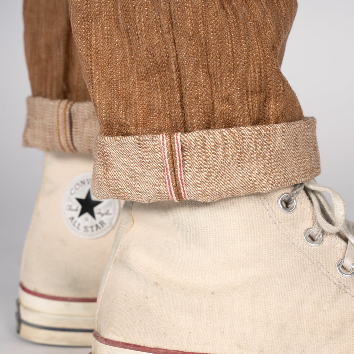 Super Guy - MIJ11 - Tokushima Hand Dyed Kakishibu Selvedge by Naked & Famous Denim