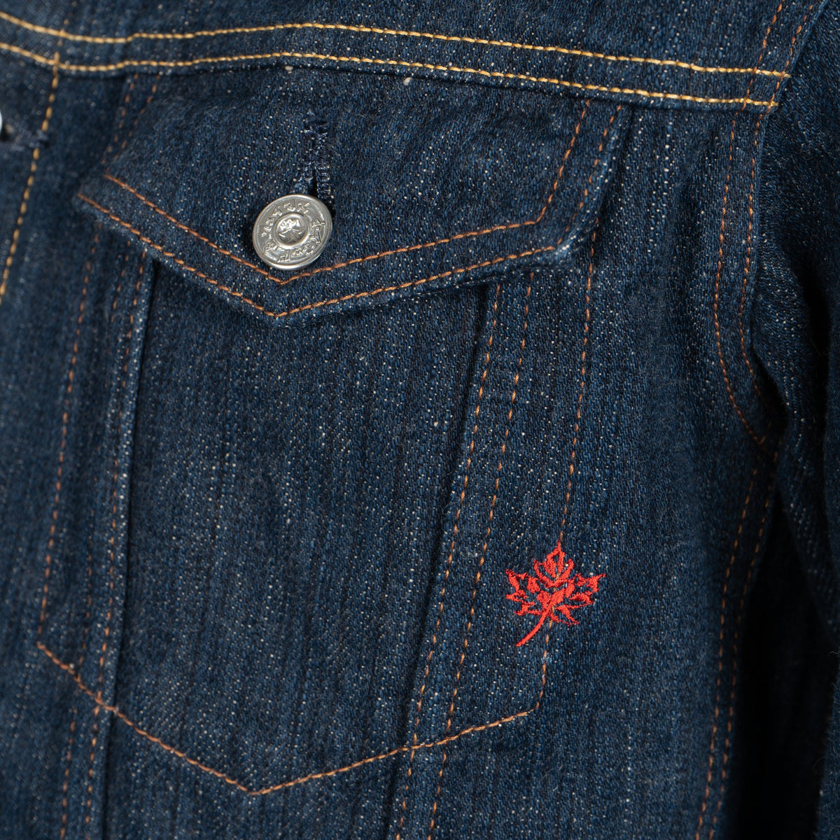 Denim Jacket - MIJ9 - "Tennen Ai" Natural Indigo Slub Selvedge by Naked & Famous Denim