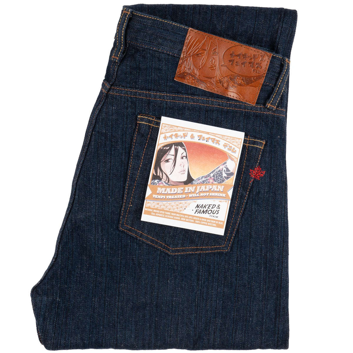 Weird Guy - MIJ9 - "Tennen Ai" Natural Indigo Slub Selvedge by Naked & Famous Denim