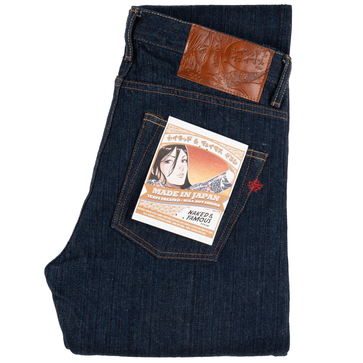 Super Guy - MIJ9 - "Tennen Ai" Natural Indigo Slub Selvedge by Naked & Famous Denim