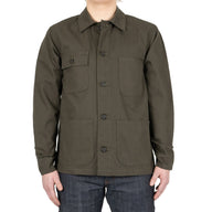 Chore Coat - Green Canvas by Naked & Famous Denim
