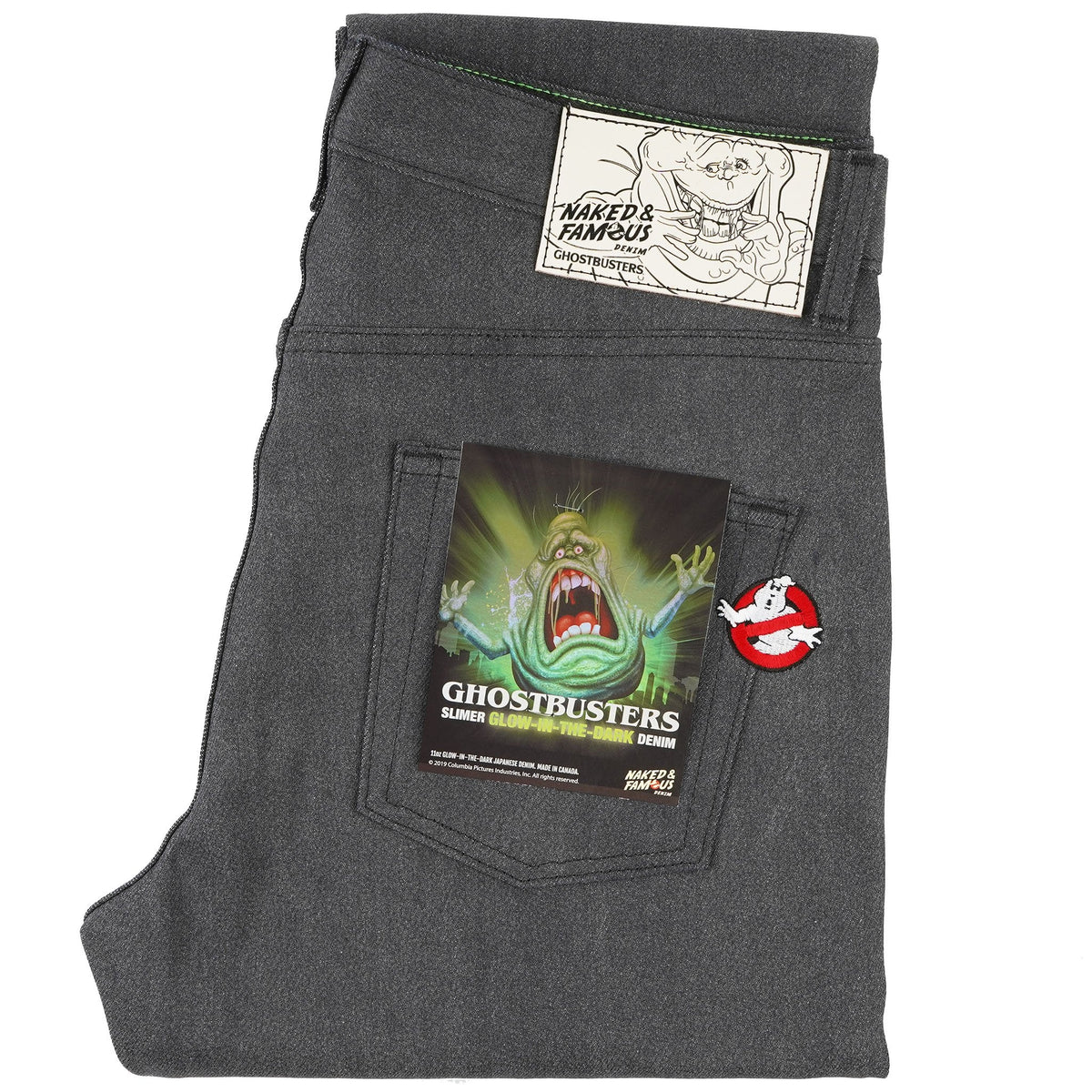 Easy Guy - Ghostbusters Slimer Glow In The Dark Selvedge by Naked & Famous Denim