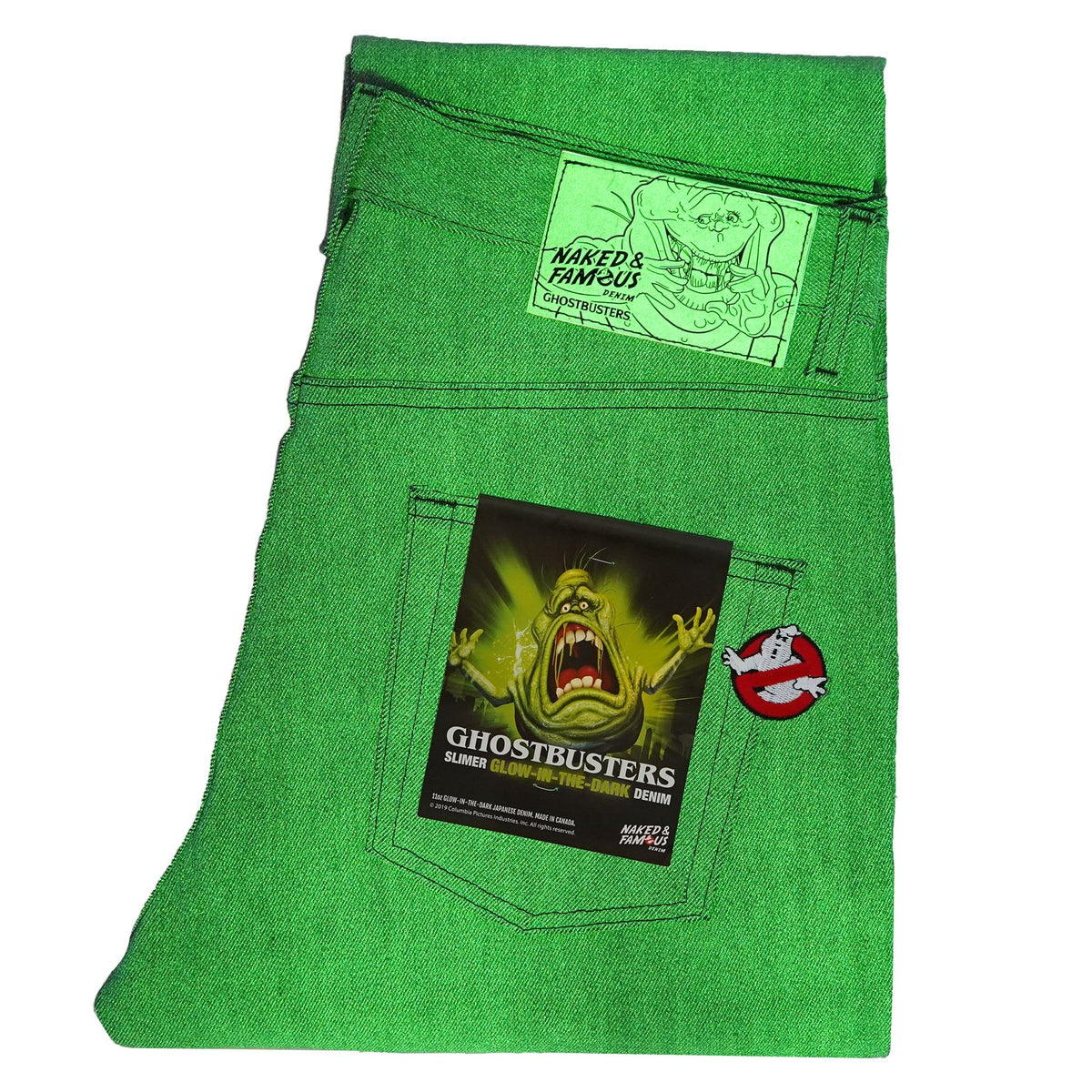 Easy Guy - Ghostbusters Slimer Glow In The Dark Selvedge by Naked & Famous Denim