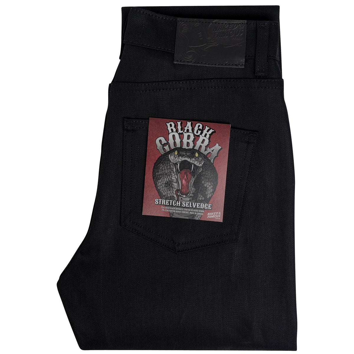 High Skinny - Black Cobra Stretch Selvedge by Naked & Famous Denim