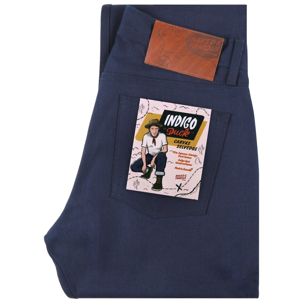 Weird Guy - Indigo Duck Canvas Selvedge by Naked & Famous Denim