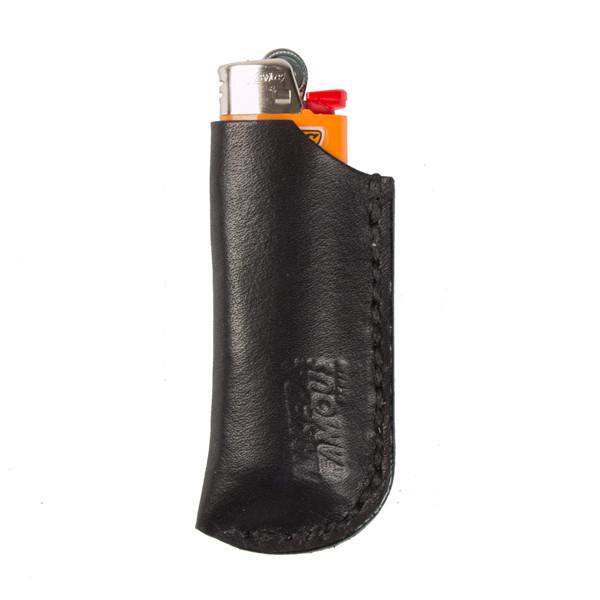 Lighter Case - Bovine Leather - Black by Naked & Famous Denim