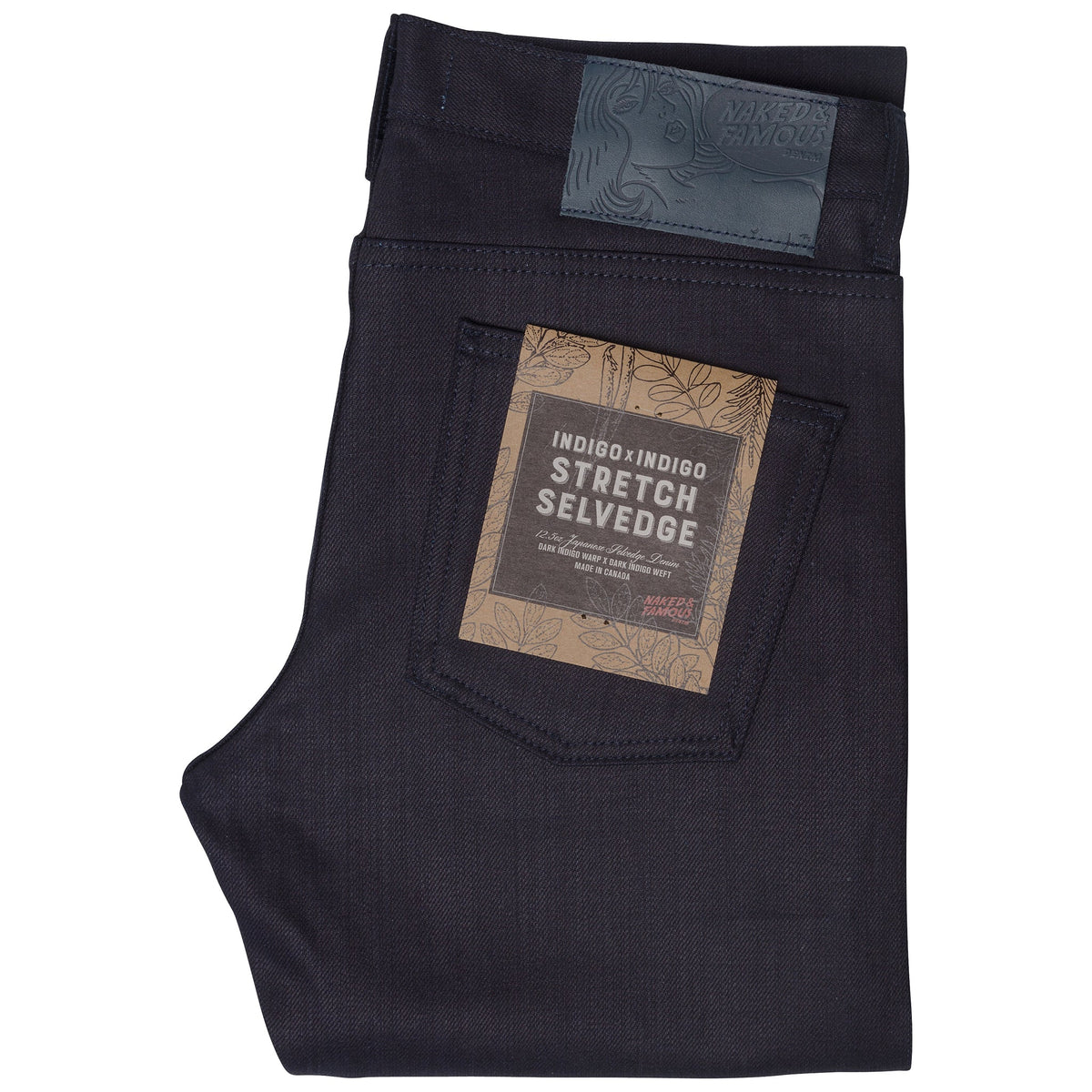 Super Guy - Indigo / Indigo Stretch Selvedge by Naked & Famous Denim