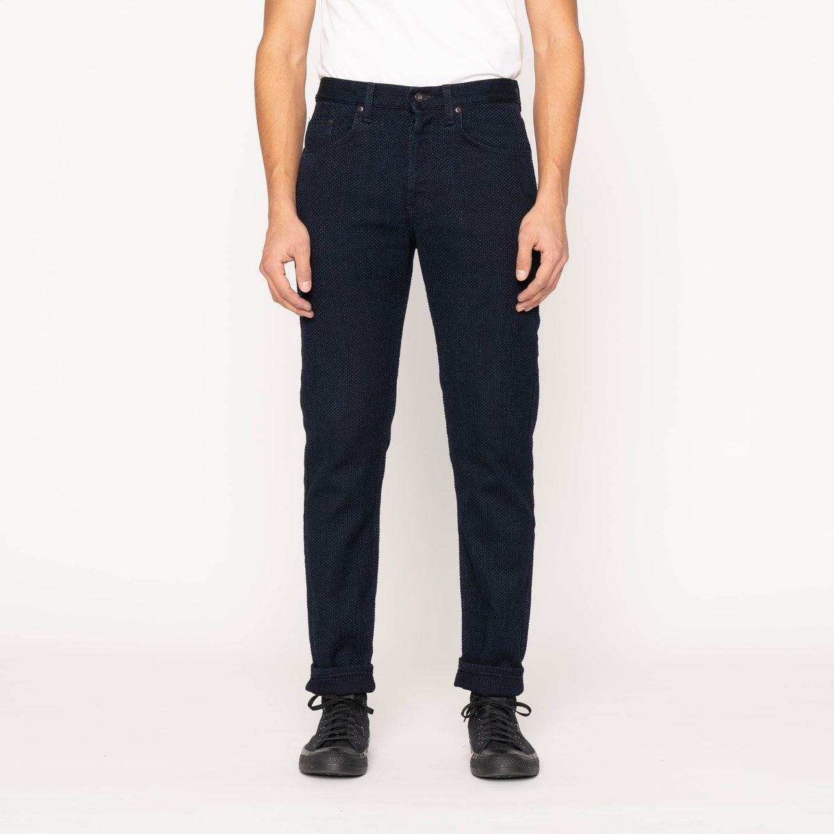 Easy Guy - Indigo Sashiko by Naked & Famous Denim