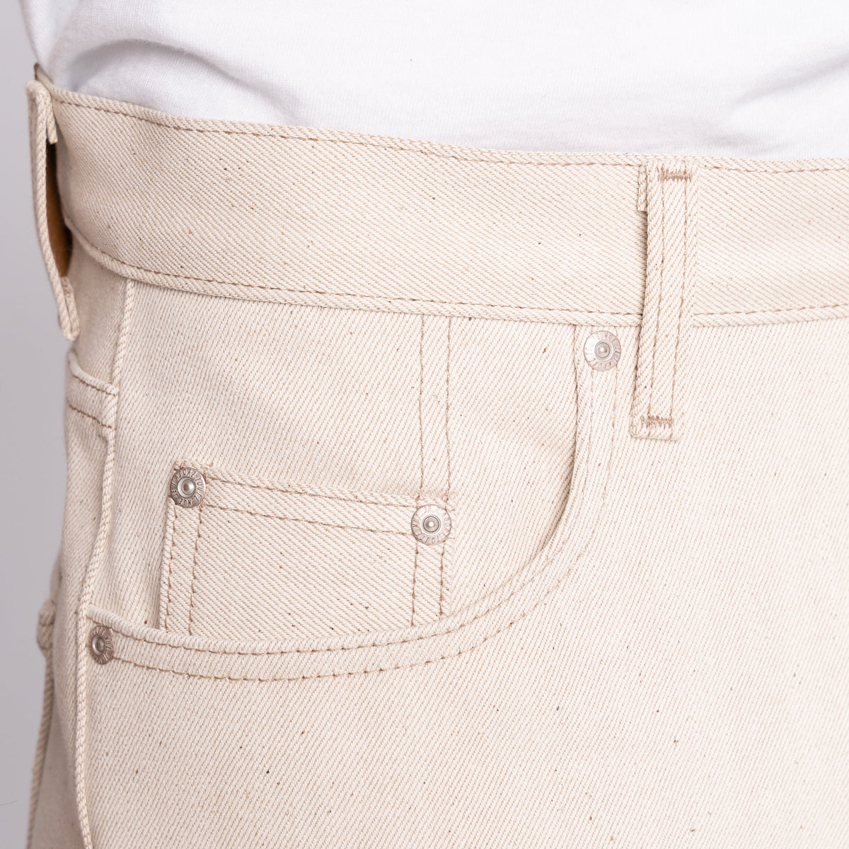 Easy Guy - All Natural Ecru Foxfibre® Selvedge by Naked & Famous Denim
